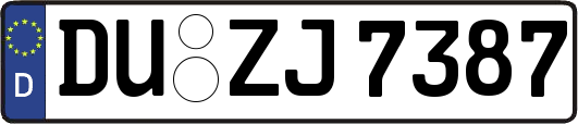 DU-ZJ7387