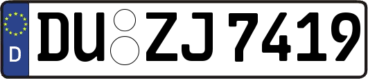 DU-ZJ7419