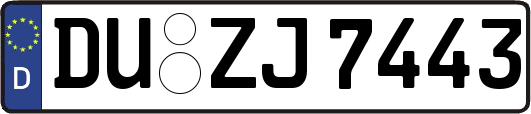 DU-ZJ7443
