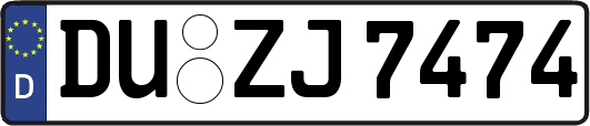 DU-ZJ7474