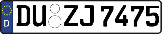 DU-ZJ7475
