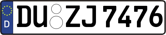 DU-ZJ7476