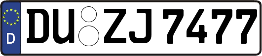 DU-ZJ7477