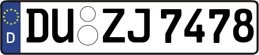 DU-ZJ7478