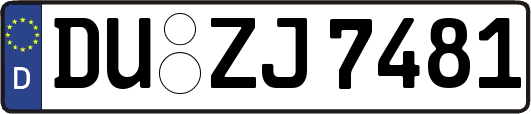 DU-ZJ7481