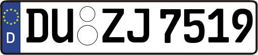 DU-ZJ7519