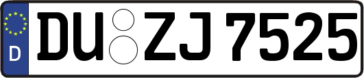 DU-ZJ7525