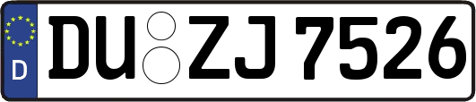 DU-ZJ7526