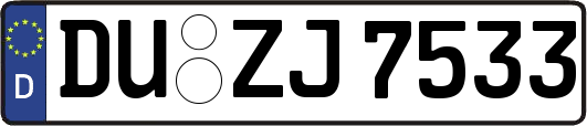 DU-ZJ7533