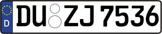 DU-ZJ7536