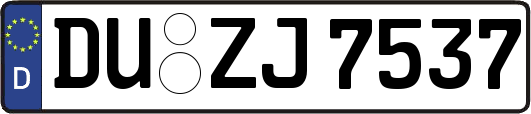 DU-ZJ7537