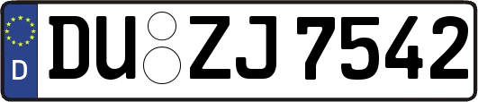 DU-ZJ7542