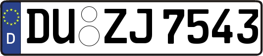 DU-ZJ7543