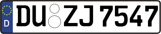DU-ZJ7547