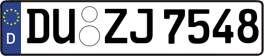 DU-ZJ7548