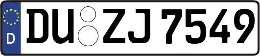 DU-ZJ7549