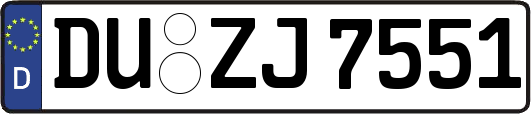 DU-ZJ7551