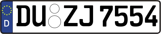 DU-ZJ7554