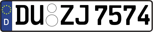 DU-ZJ7574