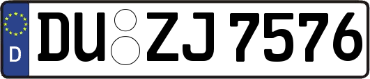 DU-ZJ7576