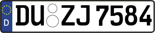 DU-ZJ7584