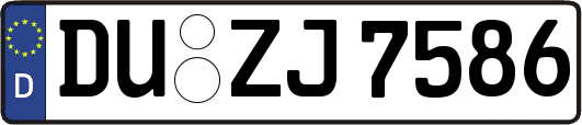 DU-ZJ7586