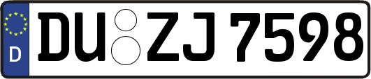 DU-ZJ7598