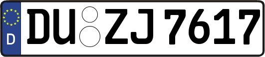 DU-ZJ7617