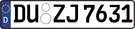 DU-ZJ7631