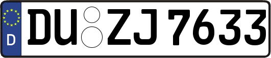 DU-ZJ7633