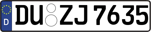 DU-ZJ7635