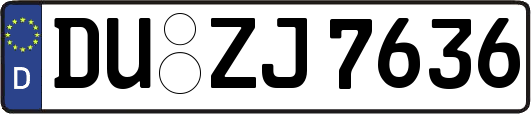 DU-ZJ7636
