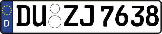 DU-ZJ7638