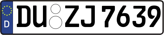DU-ZJ7639