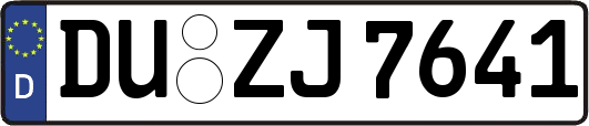 DU-ZJ7641
