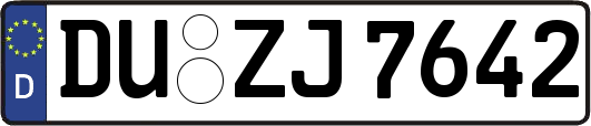 DU-ZJ7642