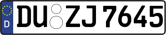 DU-ZJ7645