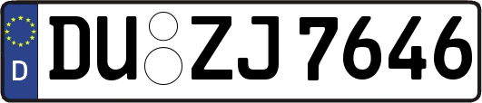 DU-ZJ7646