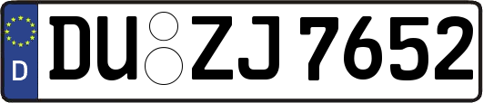 DU-ZJ7652
