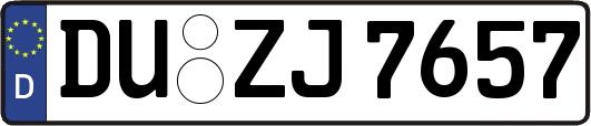 DU-ZJ7657