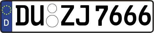 DU-ZJ7666