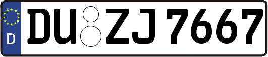 DU-ZJ7667