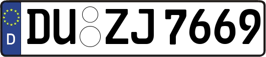 DU-ZJ7669