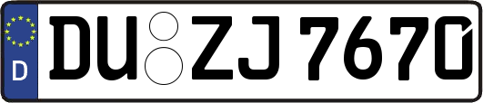 DU-ZJ7670
