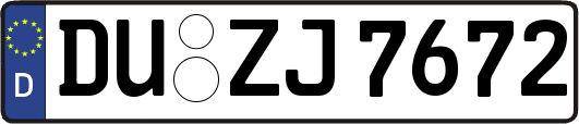 DU-ZJ7672