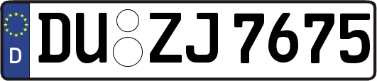 DU-ZJ7675