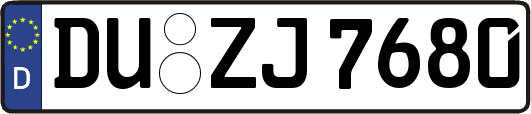 DU-ZJ7680