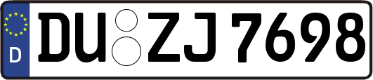 DU-ZJ7698