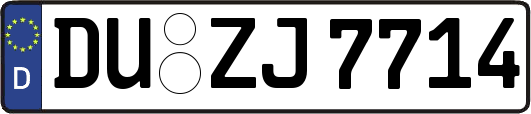 DU-ZJ7714
