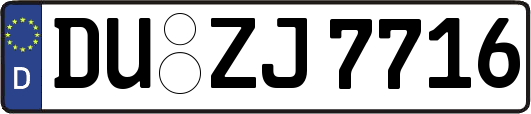 DU-ZJ7716